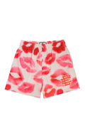 EE Kiss Lipstick Mesh Shorts