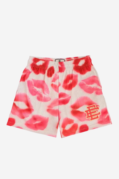 EE Kiss Lipstick Mesh Shorts