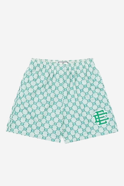 EE Grid Print Mesh Shorts