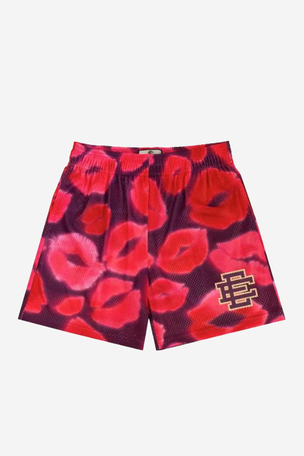 EE Kiss Lipstick Mesh Shorts
