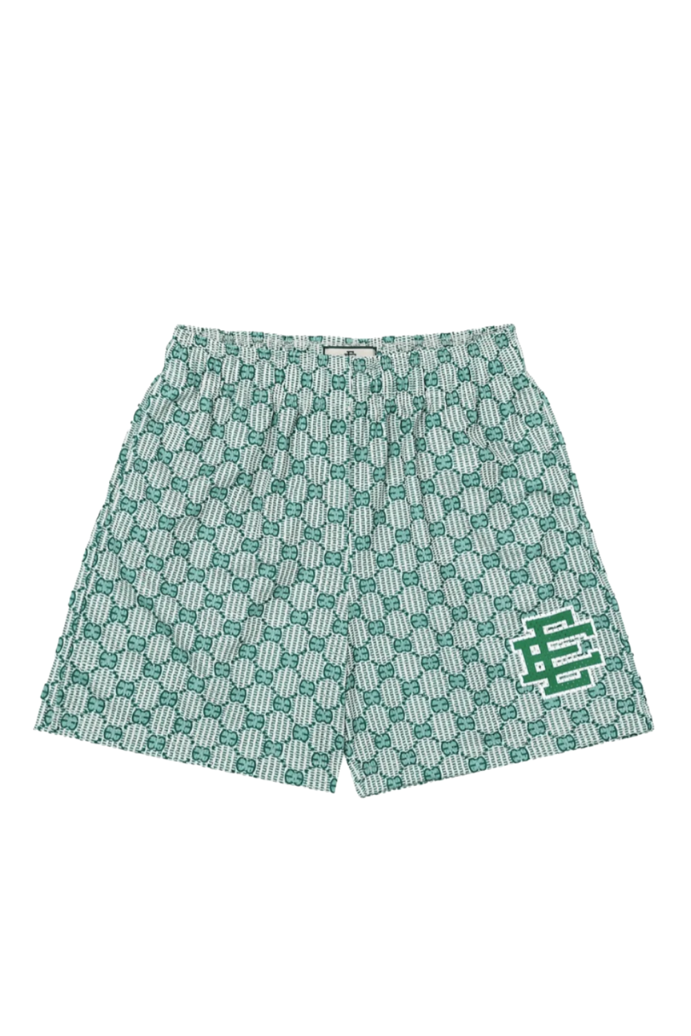 EE Grid Print Mesh Shorts