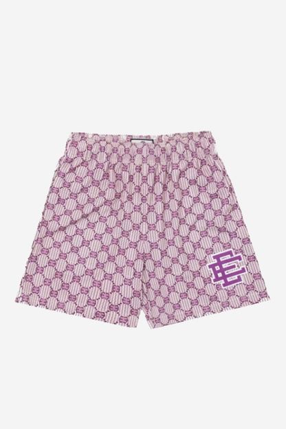 EE Grid Print Mesh Shorts