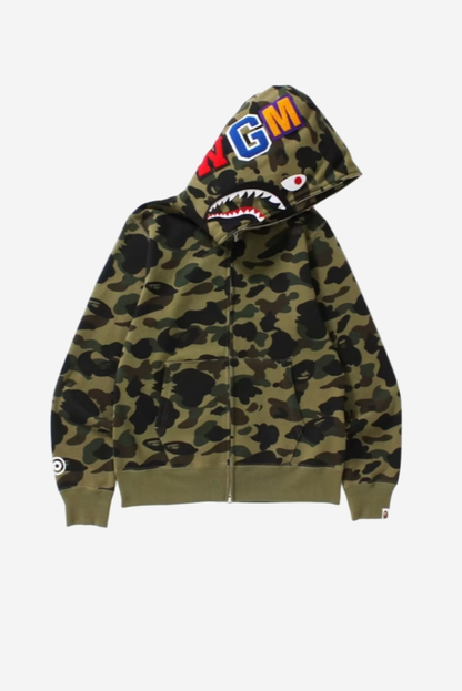 Ape Shark Zip Hoodie