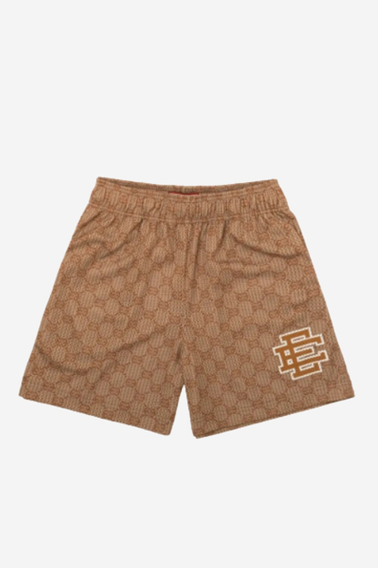 EE Grid Print Mesh Shorts